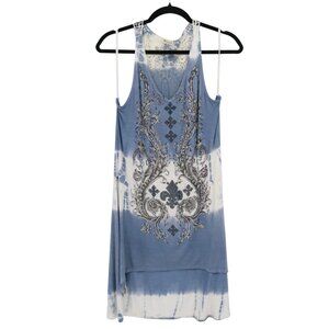 Vocal Filagree Dress Women XS Blue Y2K Style Streetwear‎ Retro Style Trendy